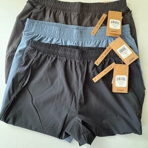ASICS Athletic Shorts - Black, Slate Blue, Charcoal